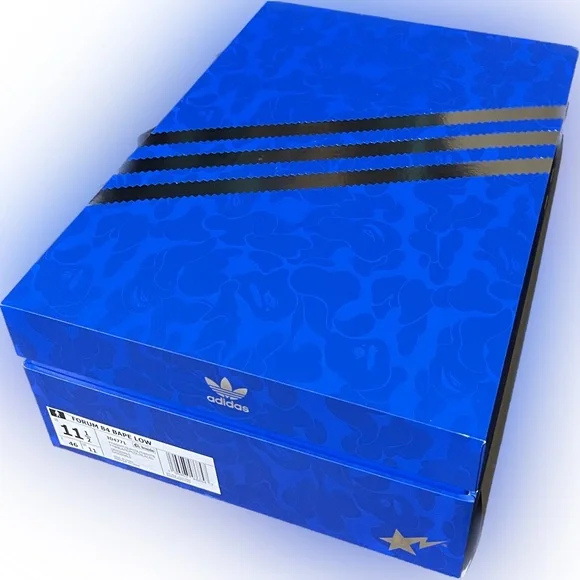 Adidas x BAPE “Forum Low 30th Anniversary” sneakers, New in Box, M11.5 - Picture 8 of 12
